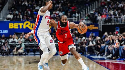 Los Angeles Clippers vs Detroit Pistons .